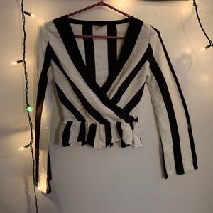 topshop bell sleeve top